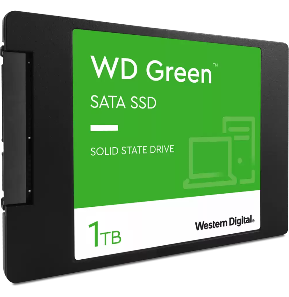 Disque dur SSD interne Western Digital GreenÖ 1TB SATA 2.5 3D NAND (WDS100T3G0A-00BJG0)