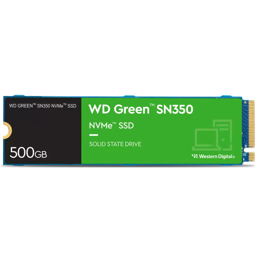 Disque dur interne WD Green™ SN350 480GB PCIE M.2 3D NAND NVMe SSD