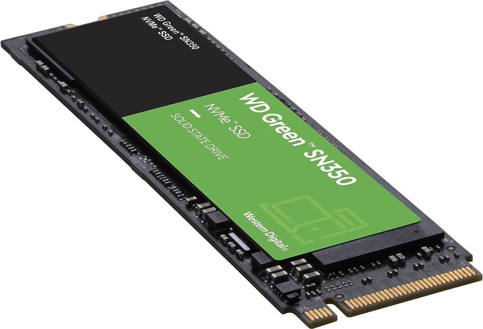 Disque dur interne SSD WD Green SN350 M.2 2280 PCIe Gen4 x4 NVMe 240 Go (WDS240G2G0C-00AJM0) — image 2