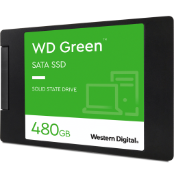 Disque dur interne SSD WD Green SATA 2.5" 3D NAND 480 Go (WDS480G3G0A-00BJG0)