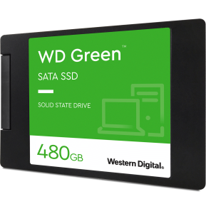 Disque dur interne SSD WD Green SATA 2.5" 3D NAND 480 Go (WDS480G3G0A-00BJG0)