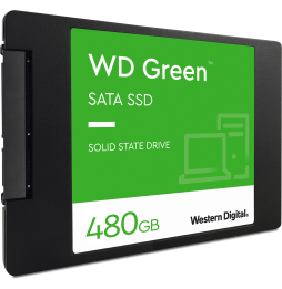 Disque dur interne SSD WD Green SATA 2.5" 3D NAND 480 Go (WDS480G3G0A-00BJG0)