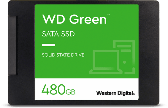 Disque dur interne SSD WD Green SATA 2.5" 3D NAND 480 Go (WDS480G3G0A-00BJG0)