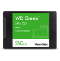 Disque dur interne SSD NVMe™ WD Green™ 240GB SATA 2.5 3D NAND (WDS240G3G0A-00BJG0)