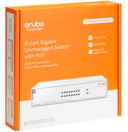 Switch Aruba Instant On 1430 8G Class4 PoE 64W (R8R46A)