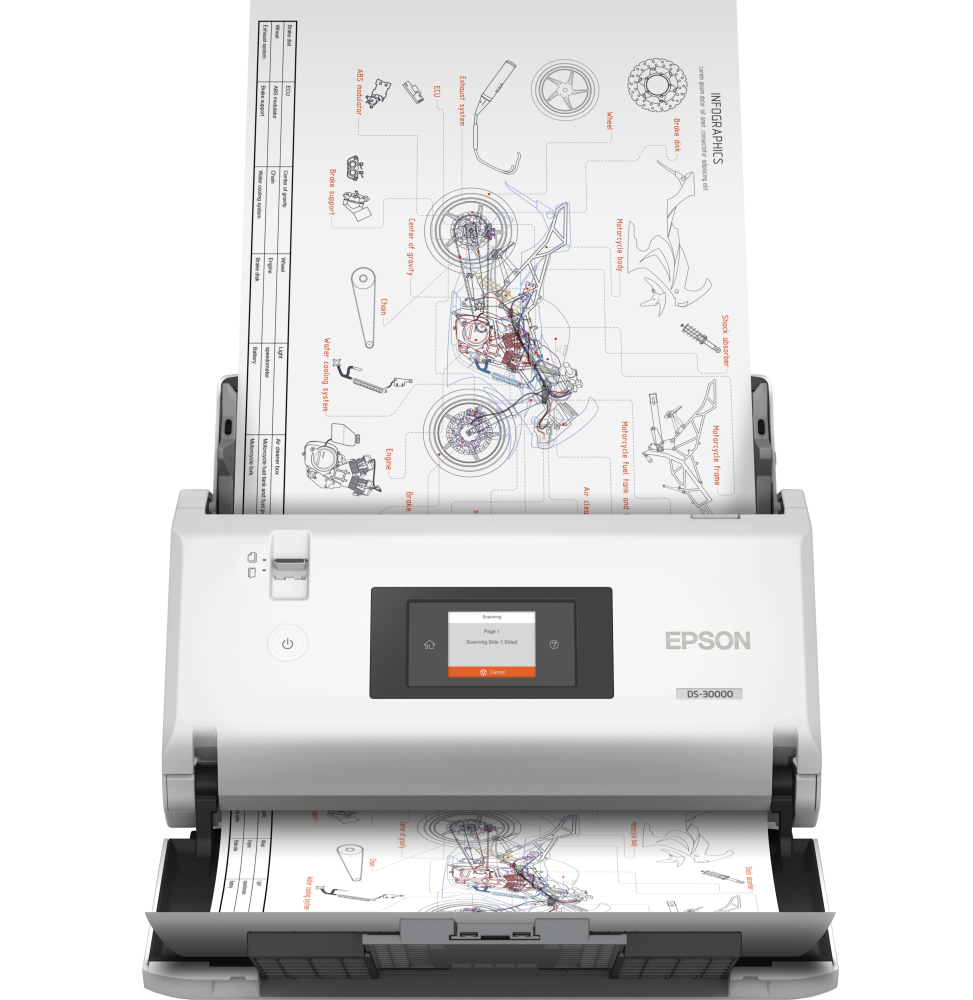 Scanner Epson WorkForce DS-30000 (B11B256401)