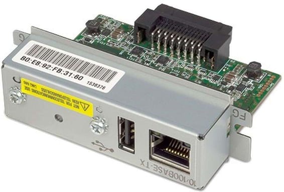 Epson UB-E04: 10/100 BaseT Ethernet I/F Board (C32C881008)