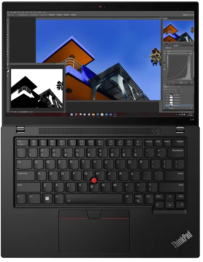 Ordinateur Portable Lenovo ThinkPad L14 Gen 4 (Intel) (21H1000GFE) — image 4
