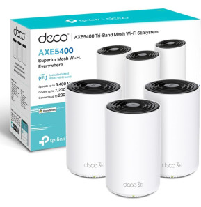 Système WiFi 6E TP-Link Deco XE75 mesh AXE5400 pour toute la maison 3 packs (DECOXE75_3-PACK)