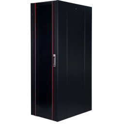 Armoire hyperline Lande 42U 19P 600x1000mm avec porte avant en verre à ouverture (LN-HL42U6010-BL-B)