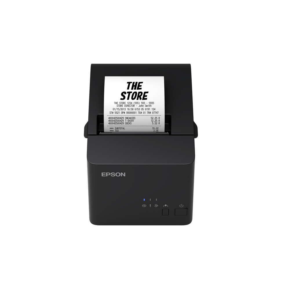 Imprimante de tickets POS Epson TM-T20X (051): USB + Serial, PS, Blk, UK (C31CH26051)