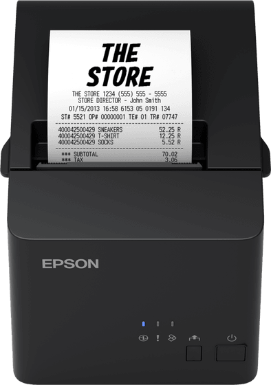 Imprimante de tickets POS Epson TM-T20X (051): USB + Serial, PS, Blk, UK (C31CH26051)