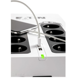 Onduleur Off-Line UPS Eaton 3S gén2 - 420 W / 700 VA - 8 prises FR + 2 USB (3S700F)