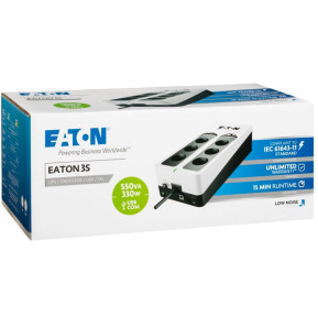 Onduleur Off-Line UPS Eaton 3S gén2 - 330 W / 550 VA - 6 prises FR + USB (3S550F)