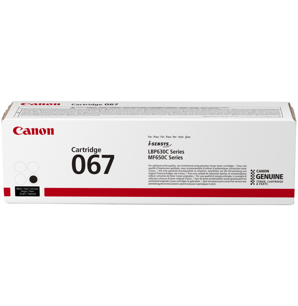 Canon 067 Noir - Toner Canon d'origine (5102C002AA)