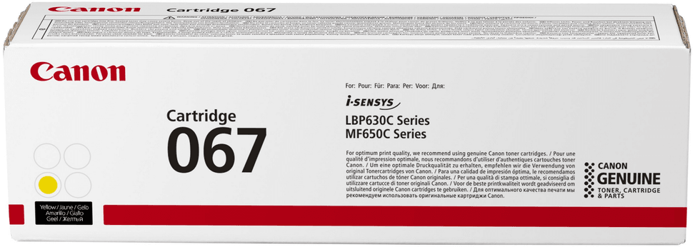 Canon 067 Yellow - Original Canon Toner (5099C002AA) — image 1