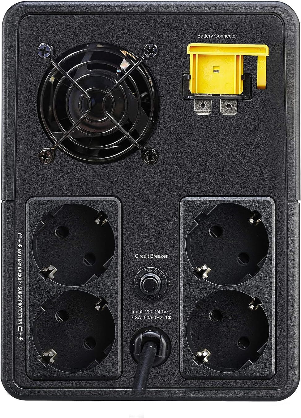 APC Easy UPS BVX1600LI-GR Line-Interactive UPS - 900 W / 1600 VA - 4 FR outlets (Schuko) — image 2