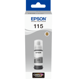 Epson 115 Gris - Bouteille d'encre Epson EcoTank d'origine (C13T07D54A)