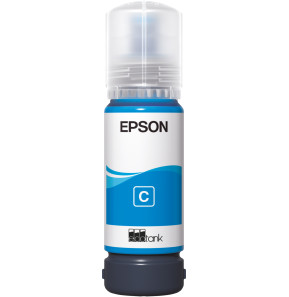 Epson 108 Cyan - Bouteille d'encre Epson EcoTank d'origine (C13T09C24A)