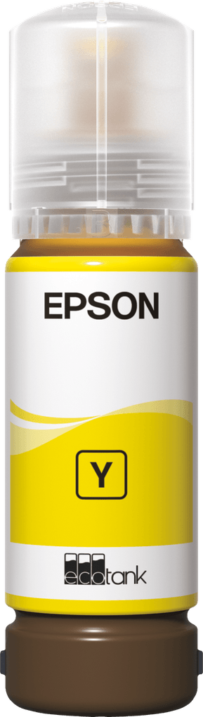 Epson 108 Jaune - Bouteille d'encre Epson EcoTank d'origine (C13T09C44A)