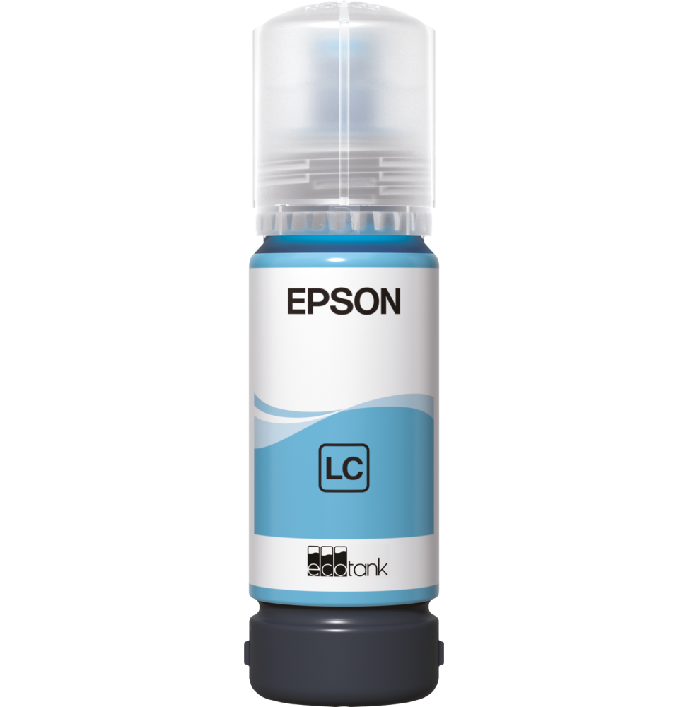زجاجة حبر Epson EcoTank أصلية Epson 108 سماوي فاتح (C13T09C54A) — صورة 1
