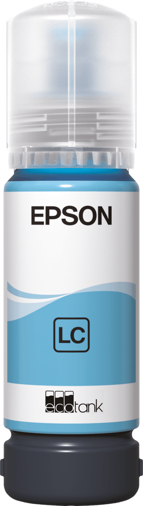 Epson 108 Cyan clair - Bouteille d'encre Epson EcoTank d'origine (C13T09C54A)