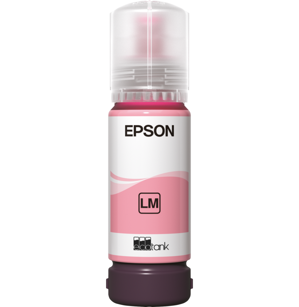 Epson 108 Magenta clair - Bouteille d'encre Epson EcoTank d'origine (C13T09C64A)