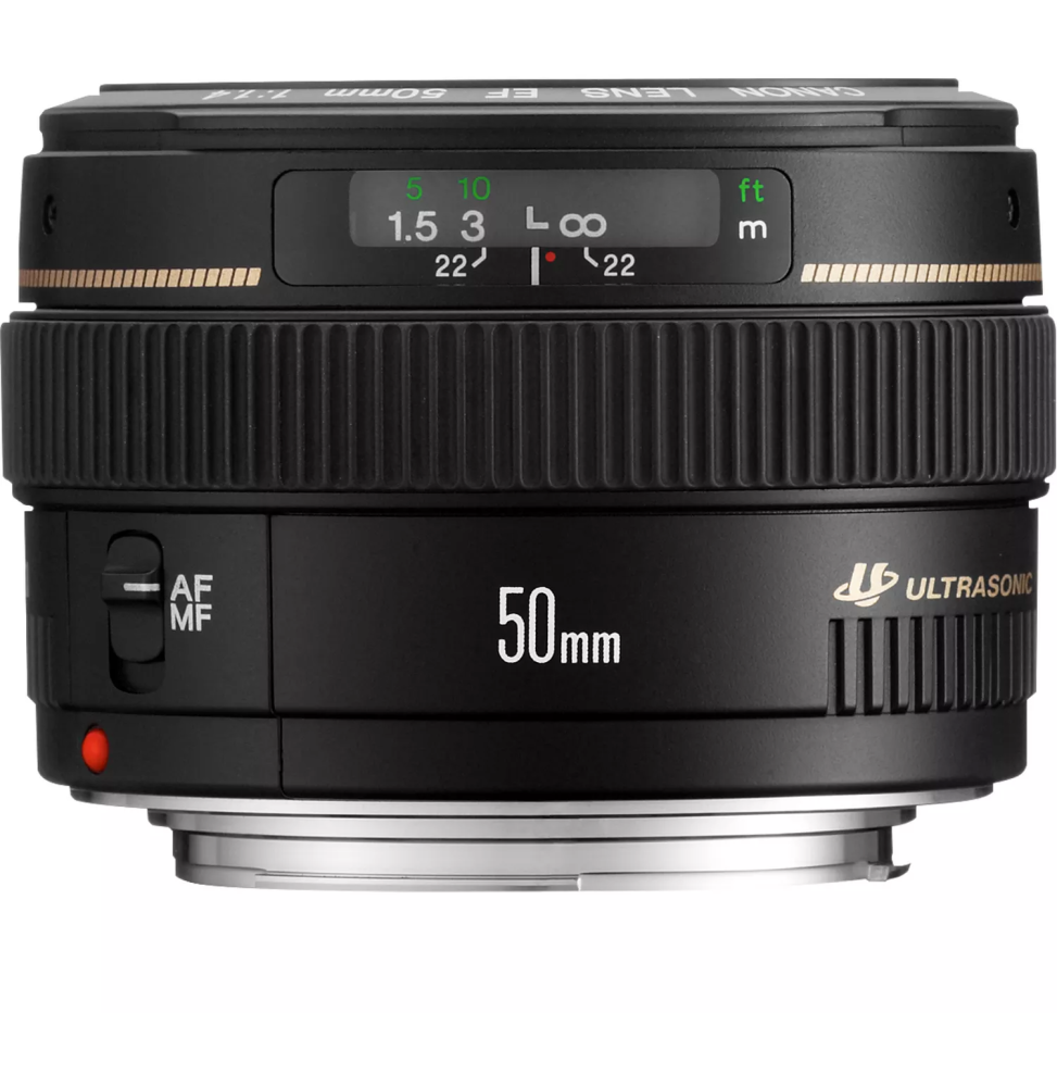 Objectif Canon Lens EF 50mm f/1.4 USM (2515A012BA)