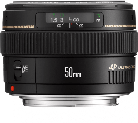 Objectif Canon Lens EF 50mm f/1.4 USM (2515A012BA)