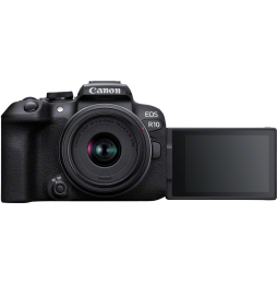 Appareil photo hybride Canon EOS R10 + objectif RF-S 18-150mm F3.5-6.3 IS STM (5331C017AA)