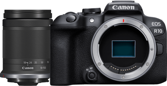 Appareil photo hybride Canon EOS R10 + objectif RF-S 18-150mm F3.5-6.3 IS STM (5331C017AA)
