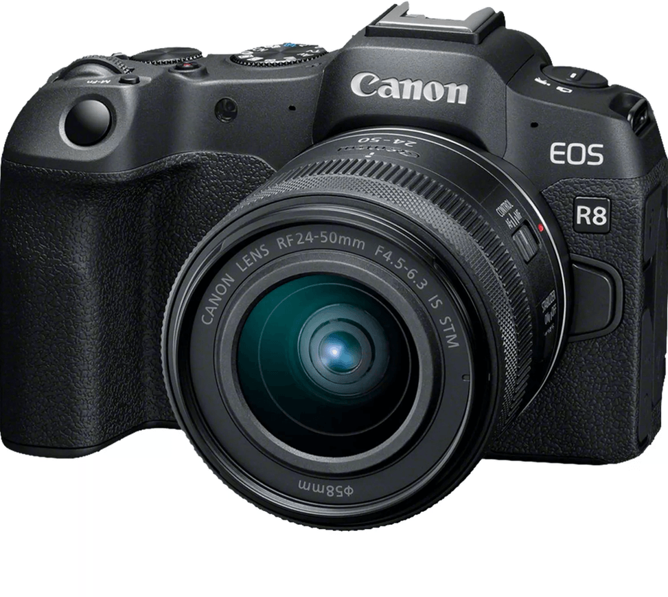 كاميرا بدون مرآة Canon EOS R8 + عدسة RF 24-50mm F4.5-6.3 IS STM (5803C013AA) — صورة 2