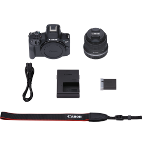 Appareil photo hybride Canon EOS R50 + objectif RF-S 18-45mm F4.5-6.3 IS STM (5811C013AA)