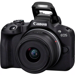 Appareil photo hybride Canon EOS R50 + objectif RF-S 18-45mm F4.5-6.3 IS STM (5811C013AA)