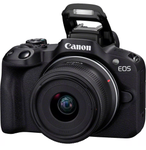Appareil photo hybride Canon EOS R50 + objectif RF-S 18-45mm F4.5-6.3 IS STM (5811C013AA)