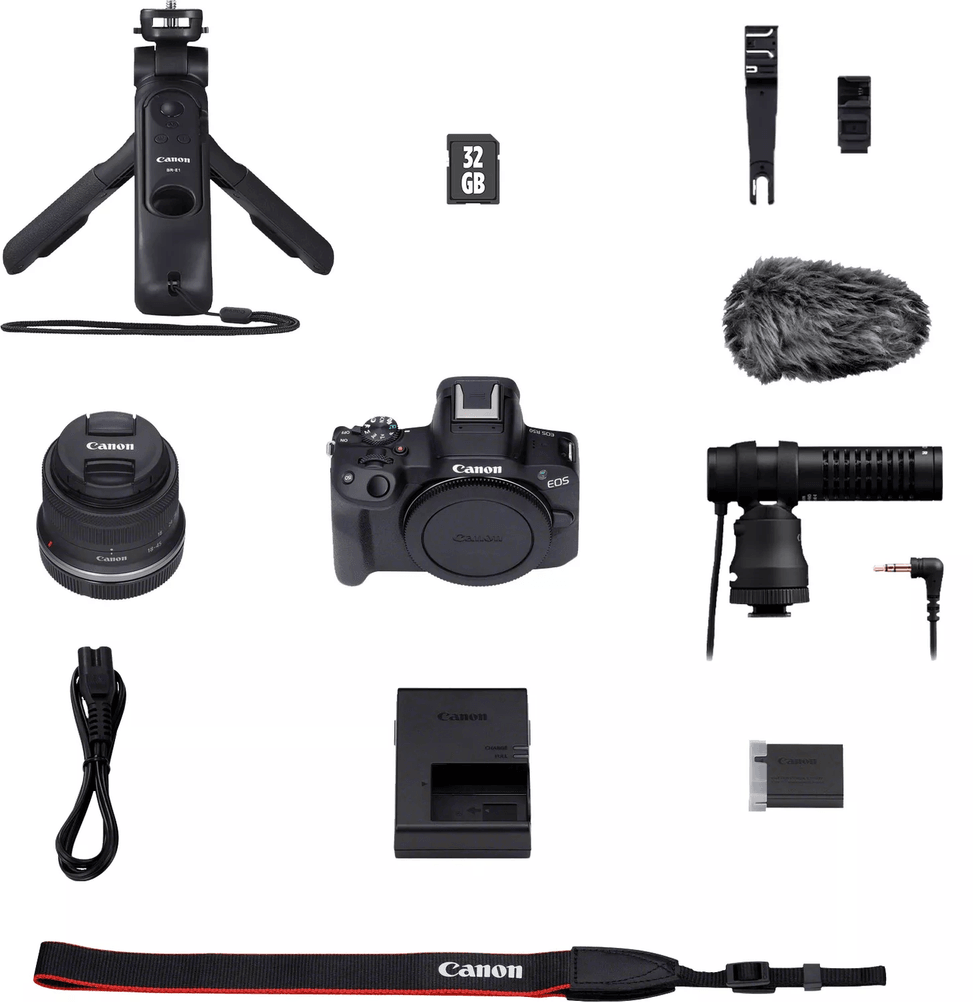 Appareil photo hybride Canon EOS R50 + objectif RF-S 18-45mm F4.5-6.3 IS STM - Kit pour vlogueur (5811C035AA) — image 10