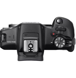 Appareil photo hybride Canon EOS R100 + objectif RF-S 18-45mm F4.5-6.3 IS STM (6052C013AA)