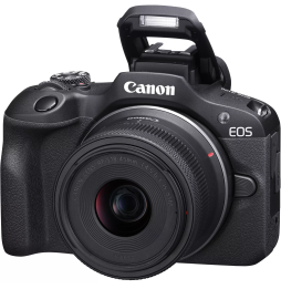 Appareil photo hybride Canon EOS R100 + objectif RF-S 18-45mm F4.5-6.3 IS STM (6052C013AA)