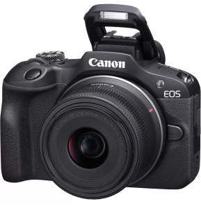 Appareil photo hybride Canon EOS R100 + objectif RF-S 18-45mm F4.5-6.3 IS STM (6052C013AA)