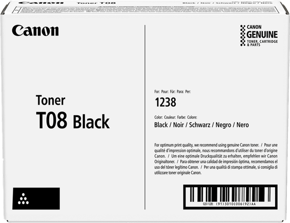Canon T08 Noir - Toner Canon d'origine (3010C006)