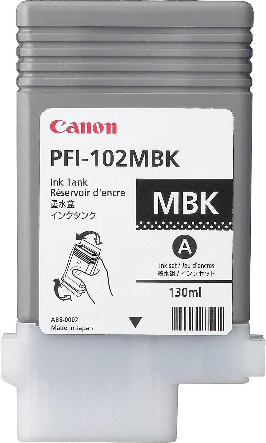 Canon PFI-102 Matte Black - Original Canon Ink Cartridge (0894B001AA) — image 1