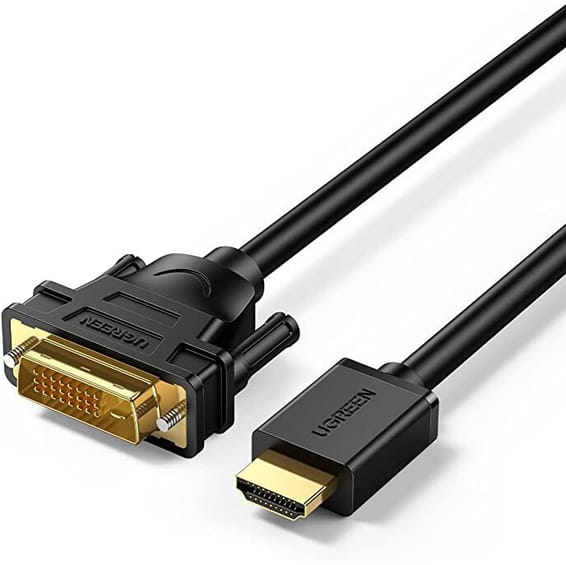 Cable Ugreen HDMI Male vers DVI - 2 mètres (10135)