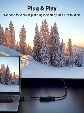 Adaptateur Ugreen HDMI vers VGA avec audio (40248) — image 4