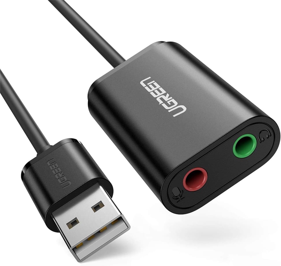 Ugreen USB-A to 3.5 mm Stereo Audio Adapter Black (30724) — image 1