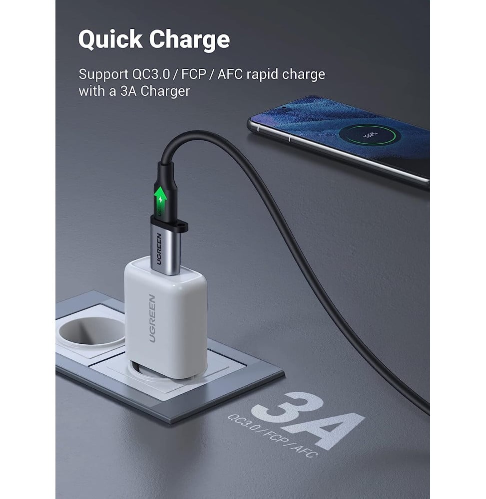 Adaptateur Ugreen USB 3.0 vers USB-C female - Vue secondaire