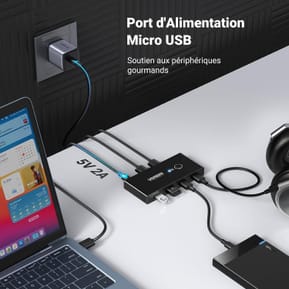Switch USB 3.0 Ugreen 4 Ports pour 2 PC (30768) — image 4