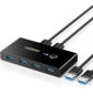 Switch Commutateur USB 3.0 Ugreen KVM 4 Ports pour 2 PC USB KVM 2 Entrées 4 Sorties USB (30768)