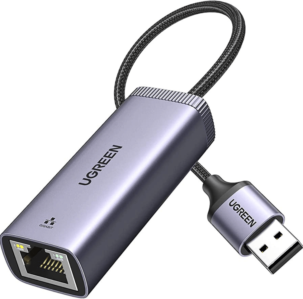 Adaptateur Ugreen Aliminium USB 3.0 vers RJ45 Ethernet gigabit (50922) — image 2