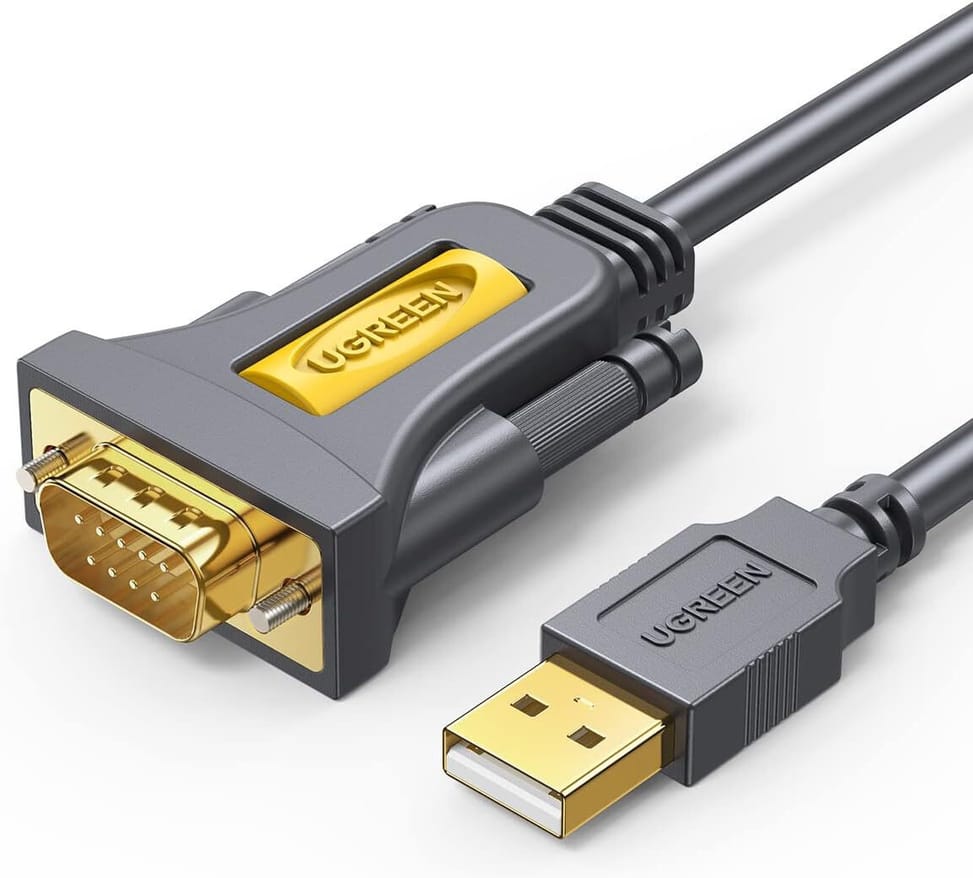 كابل تسلسلي Ugreen USB 2.0 إلى RS232 DB9 ذكر - 1.5 متر (20211) — صورة 1