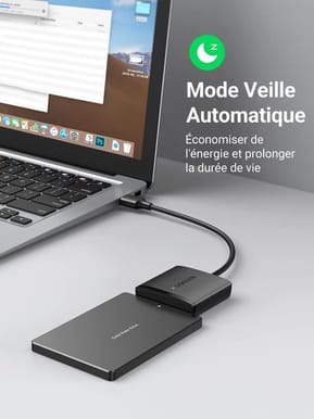 Adaptateur Ugreen USB 3.0 vers 2,5/3,5 SATA (60561) — image 2